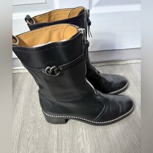 Cole Haan Black Over the Knee Boots